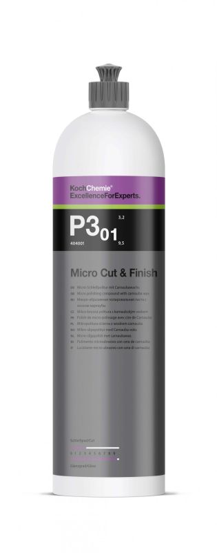 Koch Chemie Micro Cut & Finish P3.01 - Mikrobrusná antihologramová pasta s obsahem karnaubského vosku 1L