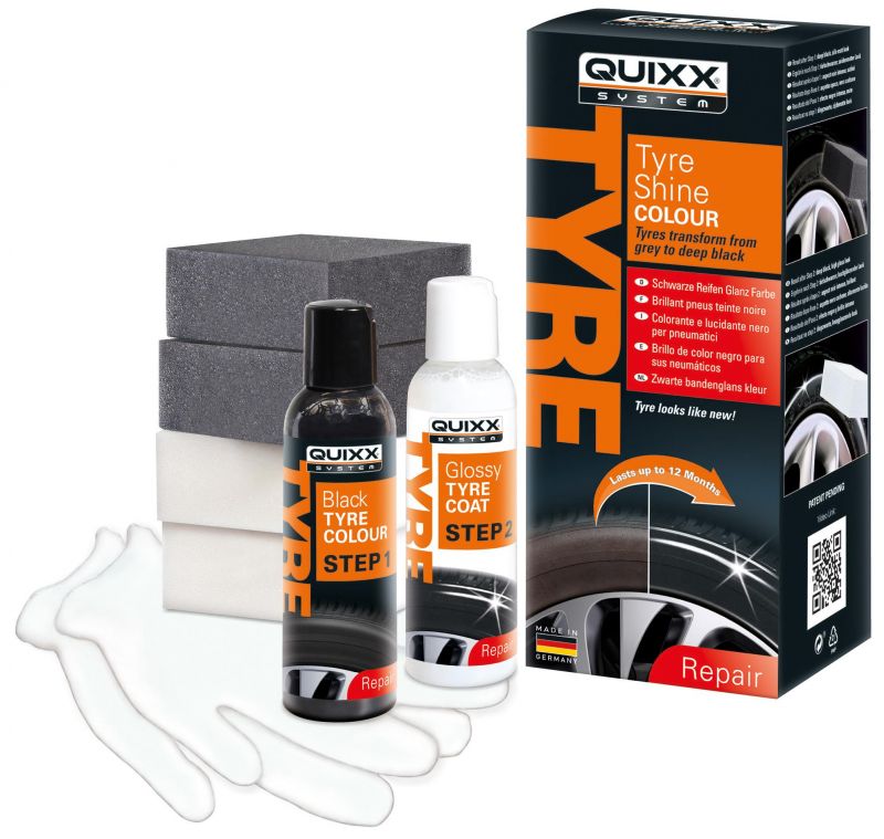 QUIXX Tyre Shine Colour – Barva na pneumatiky