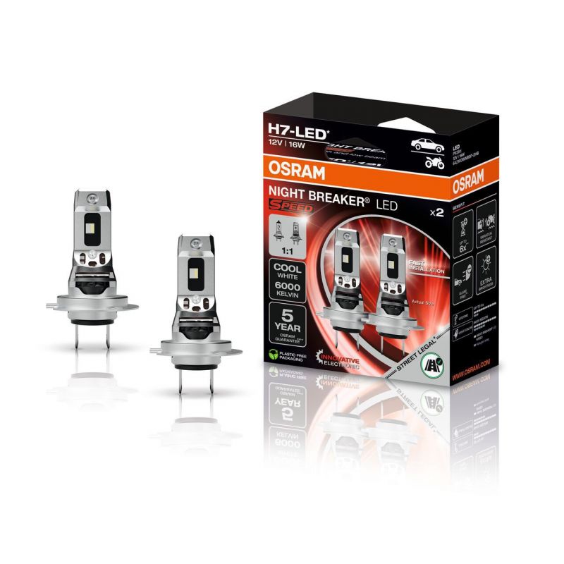 Osram H7 SPEED NIGHT BREAKER LED 64210DWNBSP-2HB 6000K 2buc :: Toraz