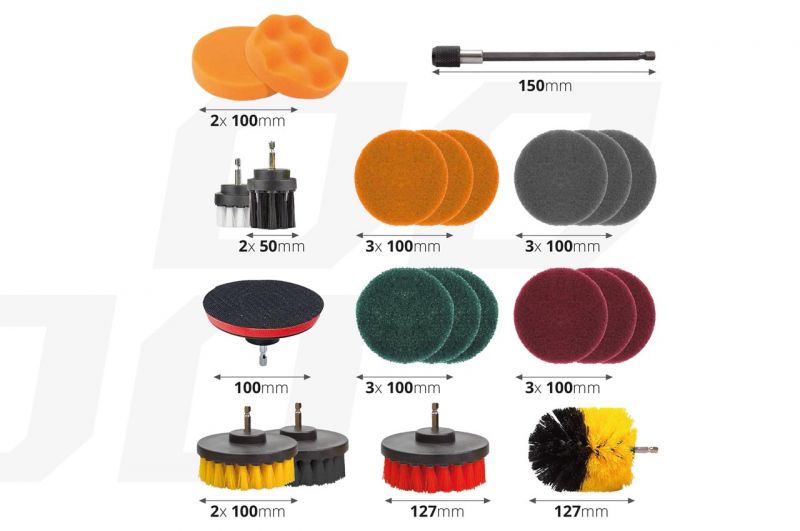 Juego de cepillos de limpieza - 22 piezas