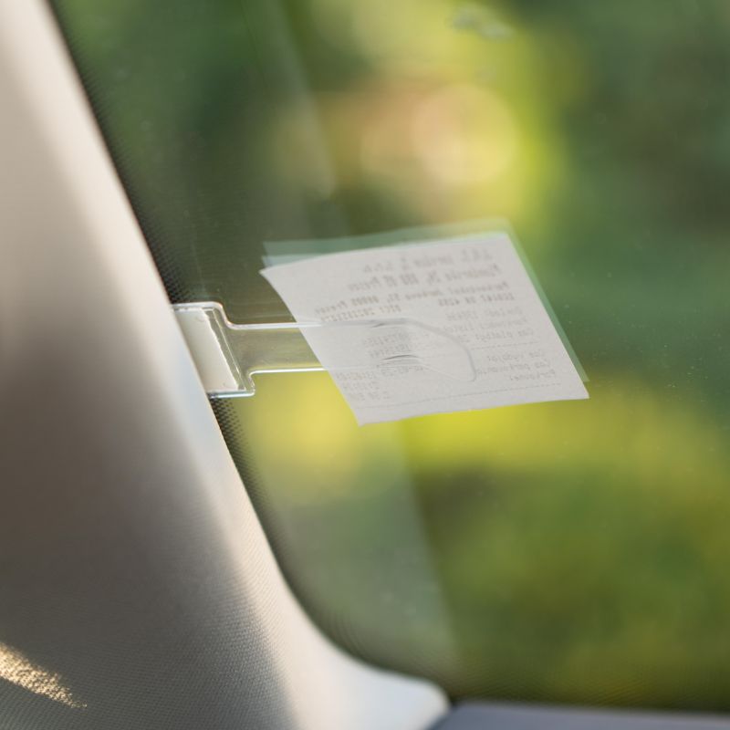4CARS Suport pentru card de parcare pe parbriz