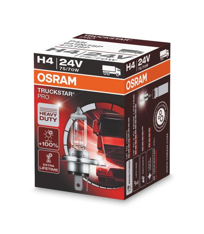 Osram H4 24V 75/70W TRUCKSTAR PRO 1KS