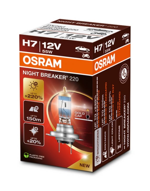 H7 OSRAM  Night Breaker Laser +220% 64210NB220 1ks