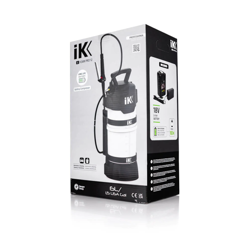 iK e FOAM PRO 12 - Pulverizador de pressão a bateria