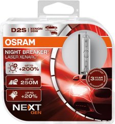Osram xenonontladingslamp D2S XENARC NIGHT BREAKER LASER +200% BOX