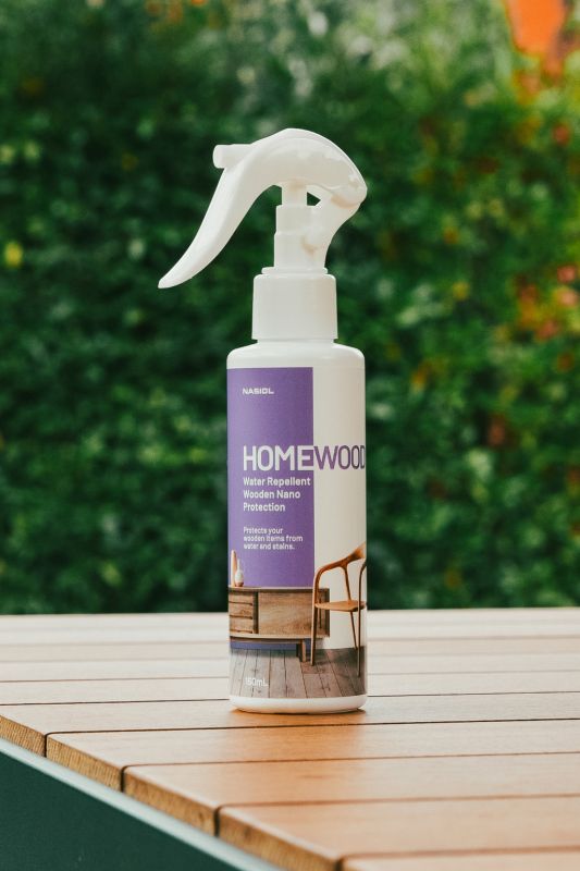 Nasiol HOMEWOOD nanokeramična zaščita za pohištvo v domu in na vrtu, 150ml