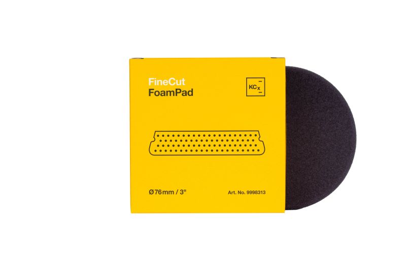 Koch Chemie Fine Cut Foam Pad 76 x 25 mm - Κίτρινος δίσκος γυαλίσματος