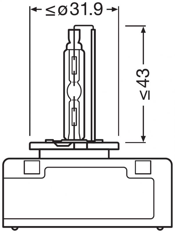 Osram xenonontladingslamp D5S XENARC ORIGINAL