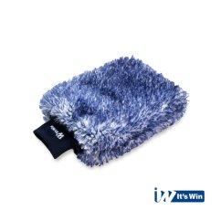 It's Win WINC-018 mănușă de spălat din microfibră, albastru închis