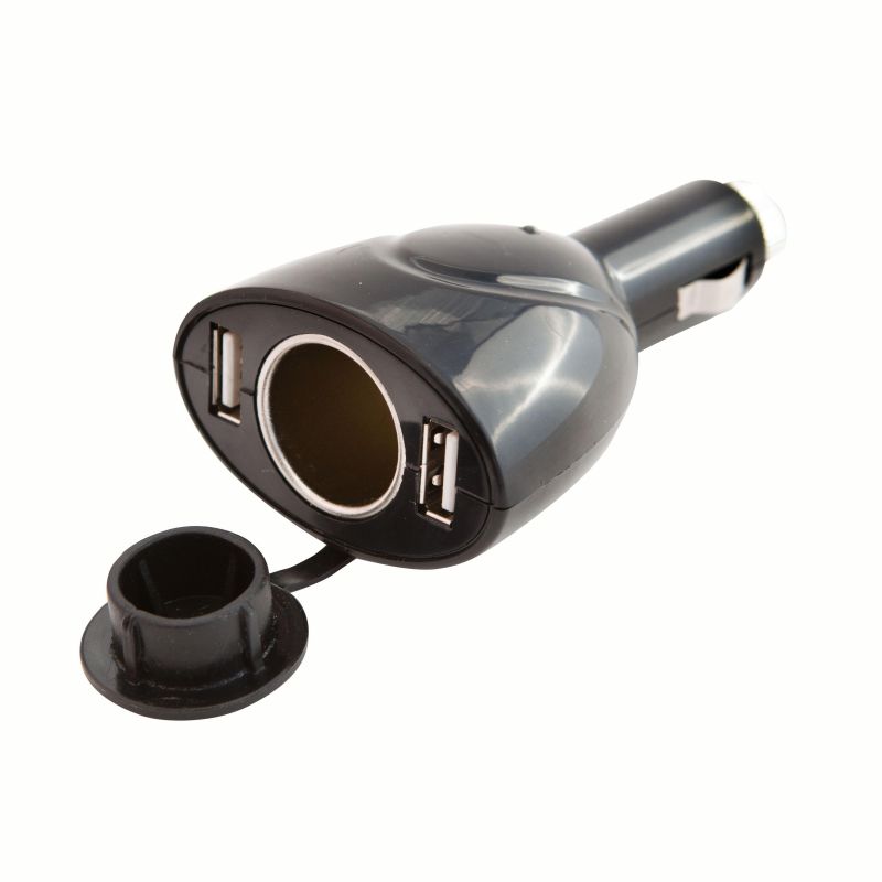 Conector 4CARS 2xUSB 12/24V