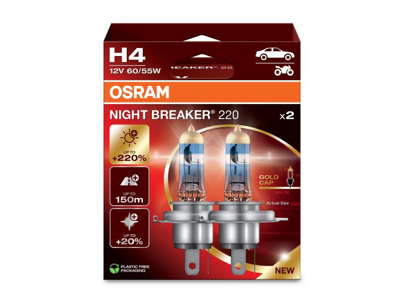 H4 OSRAM Night Breaker Laser +220% 64193NB220-2HB 2ks BOX :: Toraz