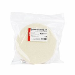 Sada plstěných leštících kotoučů + 125mm kotouč + adaptér M14