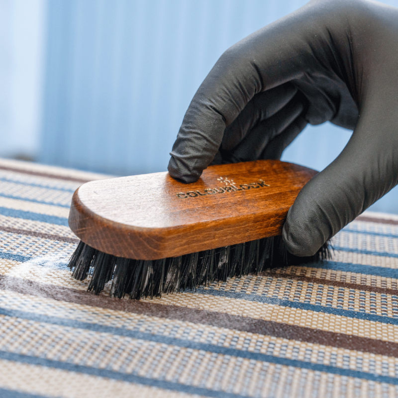 COLOURLOCK Leather Cleaning Brush Brown - Borstel voor leer