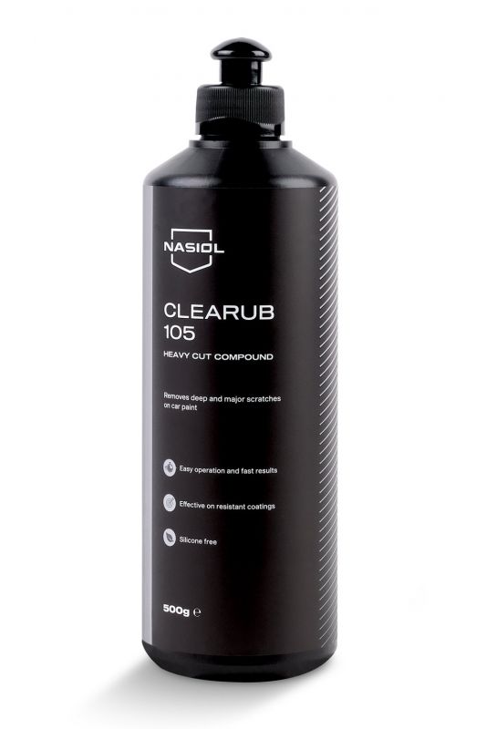 Nasiol CLEARUB 105-M pastă de polișat, abrazivă, 500g