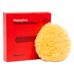 Koch Chemie Twisted Wool Pad - Δίσκος γυαλισμού από πρόβειο μαλλί 80mm