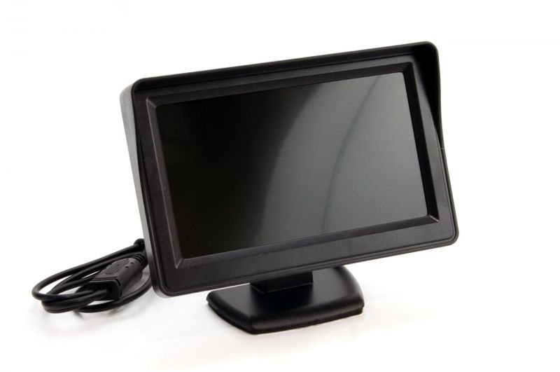VERTEX 4-szenzoros tolatóradar szett kamerával és LCD monitorral fehér