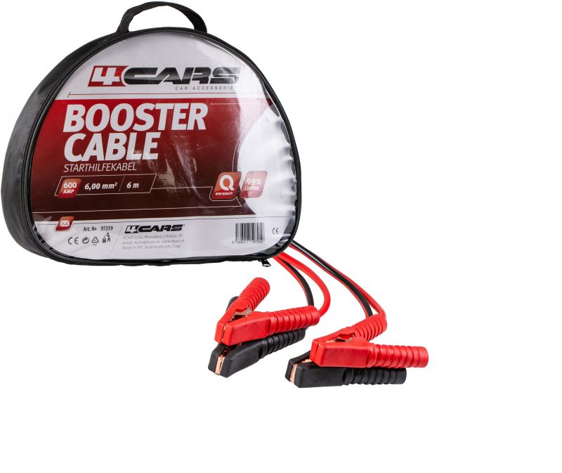 Startovací kabel 600AMP, 5,0MM², 6M