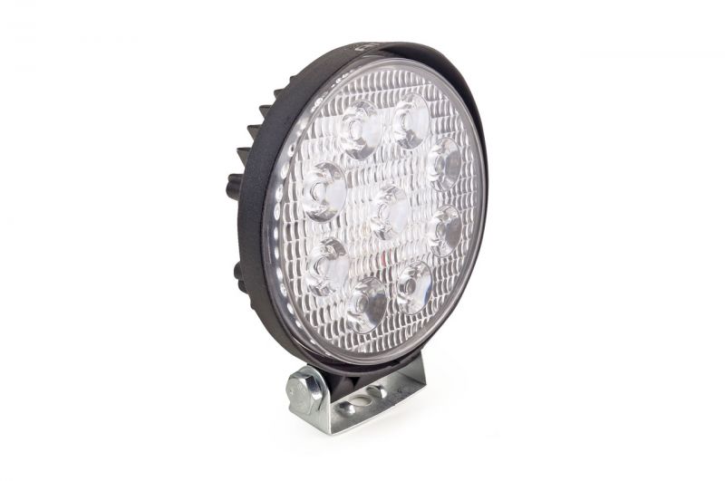 Proiector LED de lucru 9LED Ø110 35W FLAT 9-36V AWL06