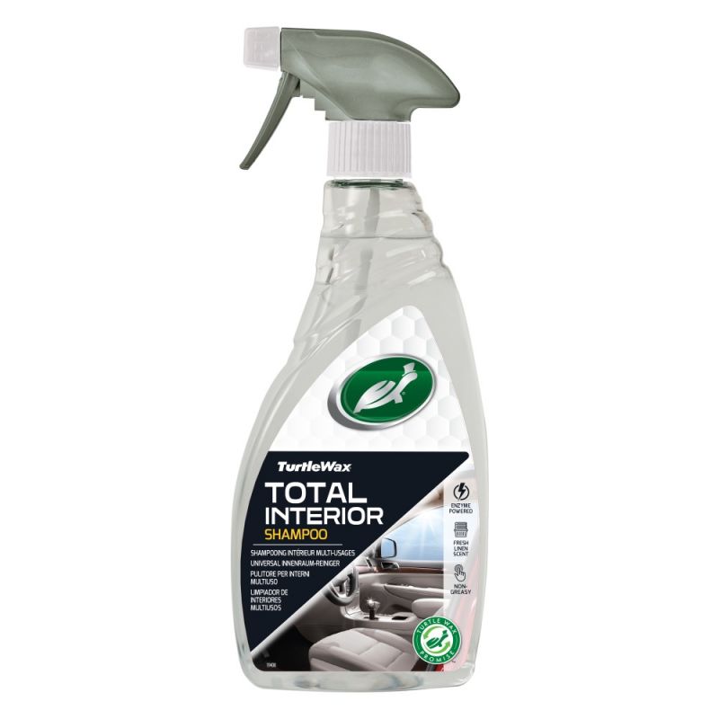 Turtle Wax Total Interior Shampoo 500ml – Univerzalni čistilec notranjosti