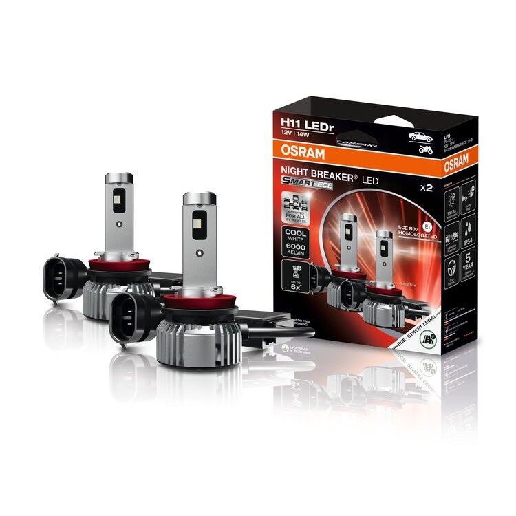 Osram H11 SMART NIGHT BREAKER LED 64211DWNBSM-ECE-2HB 6000K 2τμχ