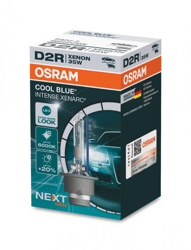 Lampada allo xeno Osram D2R XENARC Cool Blue Intense NextGeneration 6000K