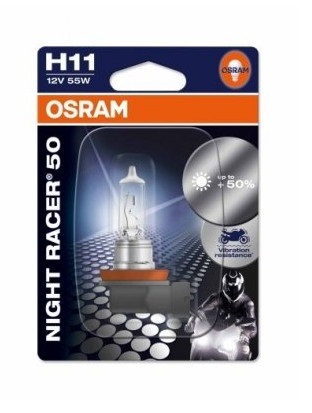 OSRAM NIGHT RACER 50 H11 55W +50% 1SZT