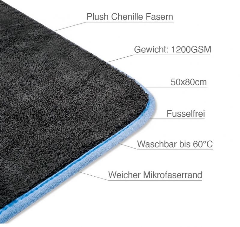 Chiffon microfibre 50x80cm Silverback 1200GSM Fusion XL Liquid Elements