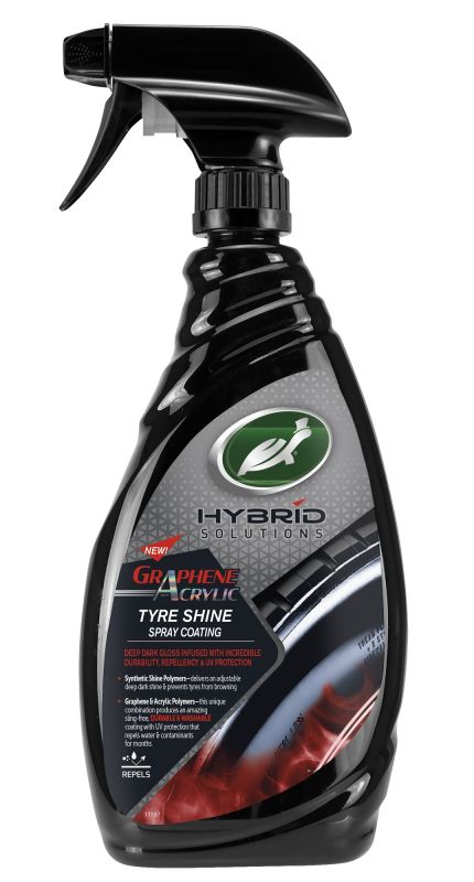Turtle Wax Graphene Acrylic TYRE SHINE Spray Coating 680ml – nabłyszczacz do opon
