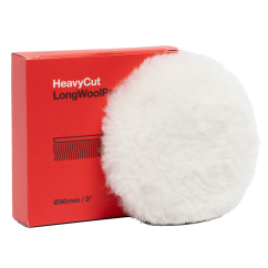 Koch Chemie Heavy Cut Long Wool Pad 80mm - Δίσκος γυαλισμού από μαλλί αρνιού