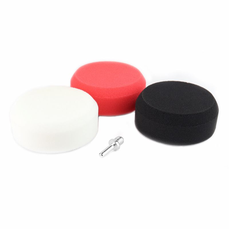 Juego de discos pulidores con adaptador 3 x 125mm + M14
