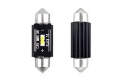 Lampadine LED CANBUS 1 SMD UltraBright 1860 Festoon siluro 36mm White 12V/24V