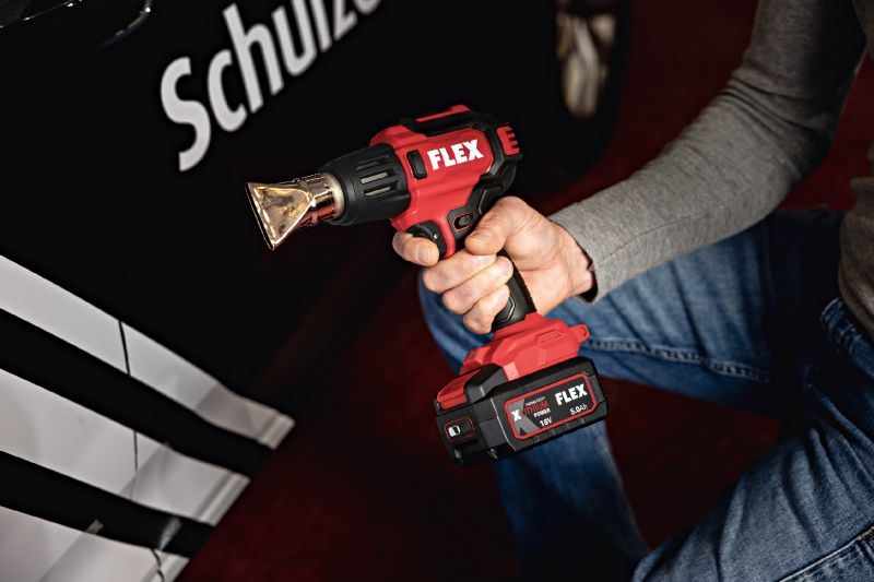 Flex HG 530 18 - Akumulatorowa pistolet ciepłego powietrza 18V