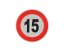 Reflexná samolepka označenie konštr. rýchlosti, 20cm 130km/h