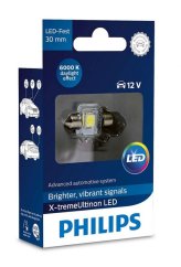 PHILIPS C5W X-tremeVision 12V 1W LED 6000K - 30mm