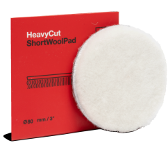 KochChemie Heavy Cut Short Wool Pad 80mm - Λαμπερός δίσκος από αρνίσιο δέρμα με κοντό τρίχωμα