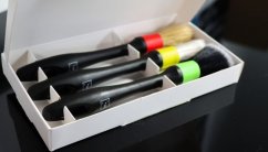 Koch Chemie Interior brush set - Conjunto de detalhamento 3 pincéis para limpeza de interiores