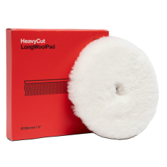 Koch Chemie Heavy Cut Long Wool Pad 150mm - Leštící kotouč z jehněčí kůže