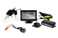 Sensores de estacionamento VERTEX 4 sensores com câmera e monitor LCD 03 biela
