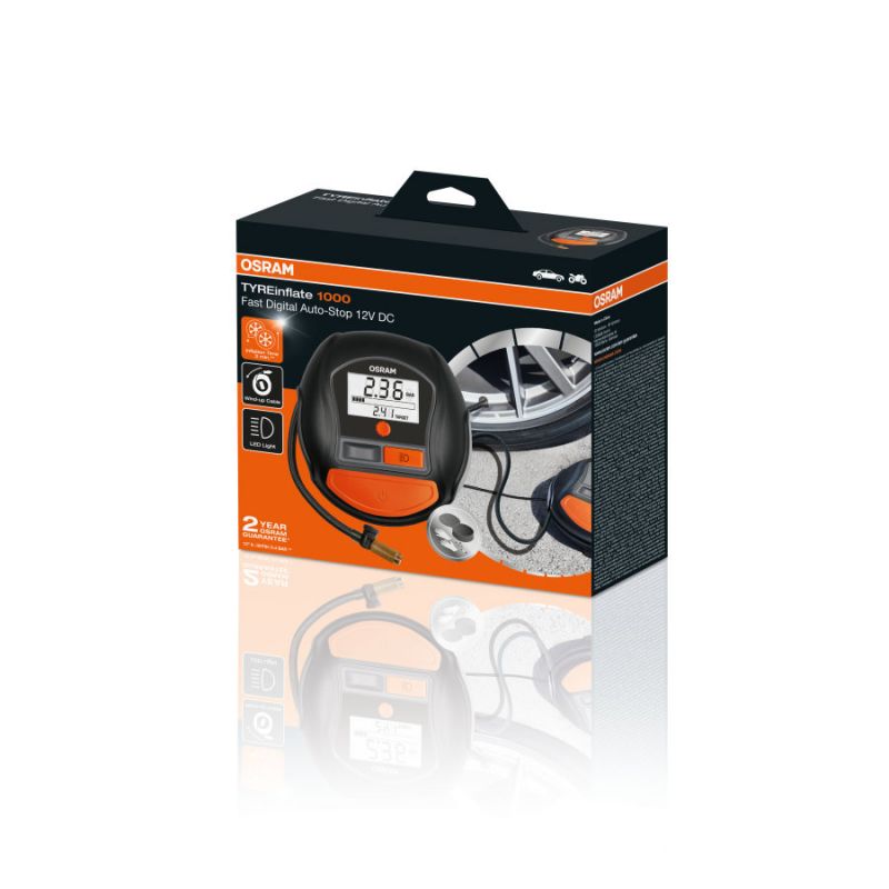 Digitální kompresor Osram TYREinflate 1000