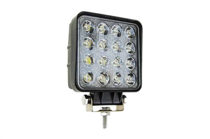 LED pracovní světlo 16x LED AWL05 EMC 108x108 48W FLAT 9-60V