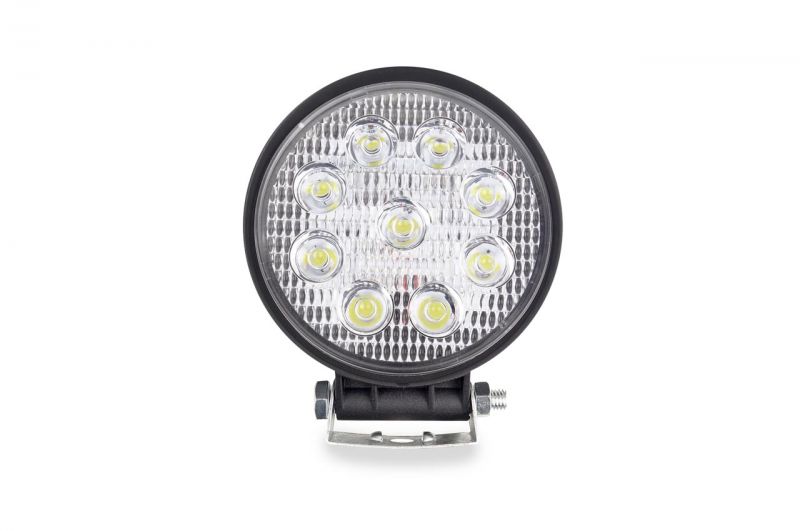 Proiector LED de lucru 9LED Ø110 35W FLAT 9-36V AWL06
