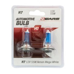 Ampoule halogène H7 Xenon Mega White 4CARS 2 pièces