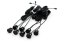 AMiO 8-sensor parkeersensoren met LCD čierna