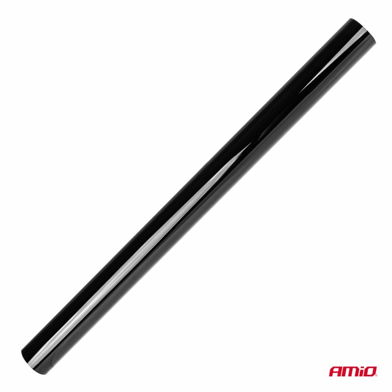 AMiO Película para ventanas Ultra Dark Black 0,50x3m Transmisión de luz 1%