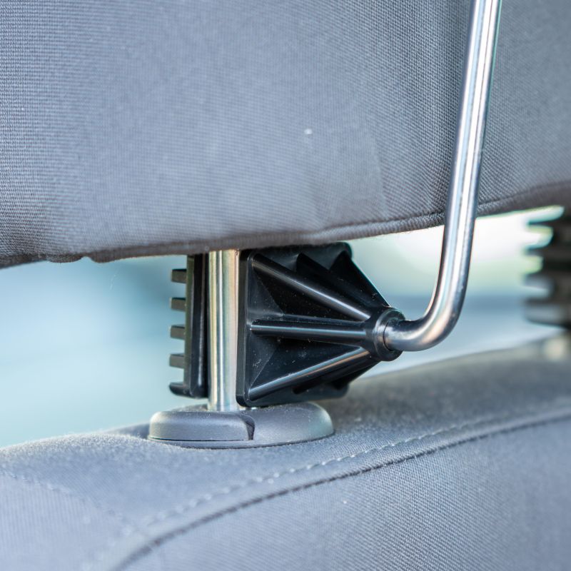 4CARS Kromiran obešalnik za naslonjalo