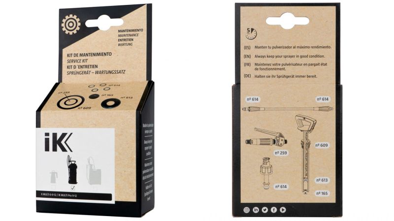 Kit de reparação de juntas IK MULTI - MULTI PRO 6-9-12