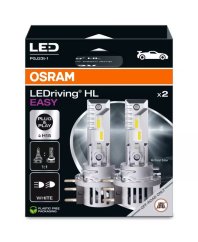 Osram LEDriving HL EASY H15 12V Gen.2 PGJ23t-1 6500K 2 pièces