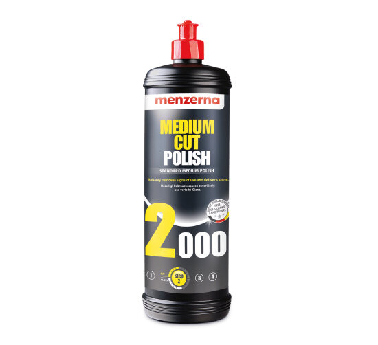 MENZERNA Medium Cut 2000 - Polírozó paszta, 250 ml