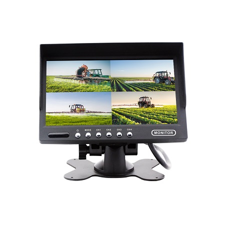 TFT7A4 Monitor 7" 4kanálový 4split 4PIN 12/24V