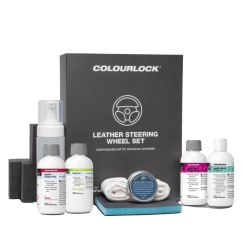 COLOURLOCK Leather Steering Wheel Set - Комплект за почистване и реставрация на кожен волан